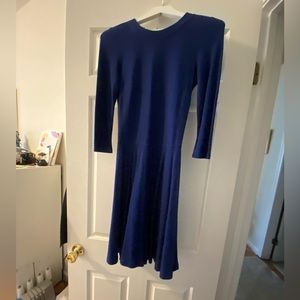 Navy Blue Dress, 3/4 sleeve, size XS. Great condition